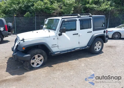 2014 Jeep Wrangler Unlimited Sport from USA, damaged, VIN 1C4BJWDG6EL115627